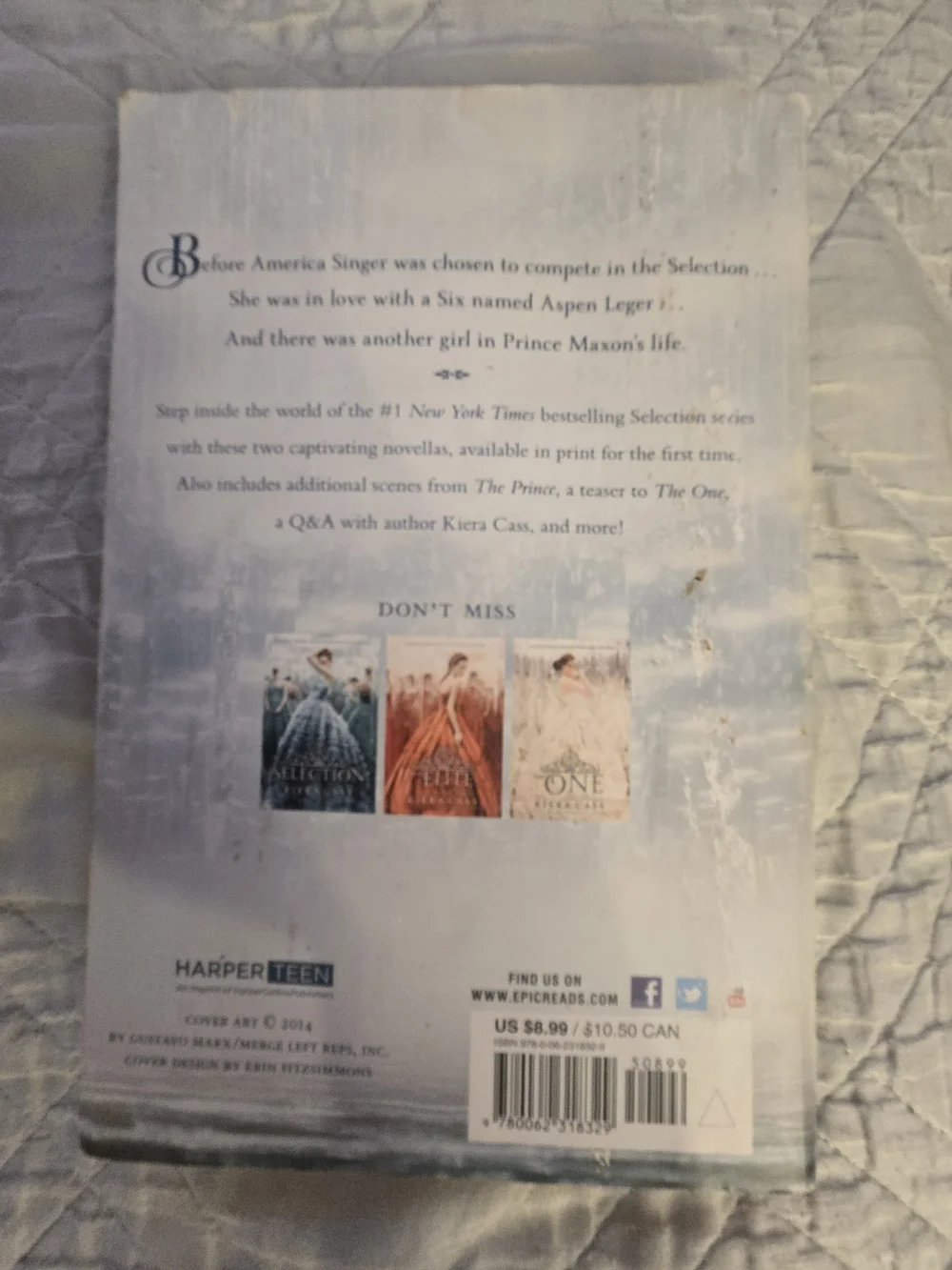 Harper The Selection Stories & The One Book Set - Cream
